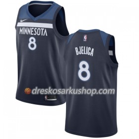 Muški NBA Dres Minnesota Timberwolves Nemanja Bjelica 8 Nike 2017-18 Navy Swingman